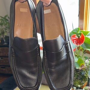 Bally Men's Dark Brown Leather Slip-Ons